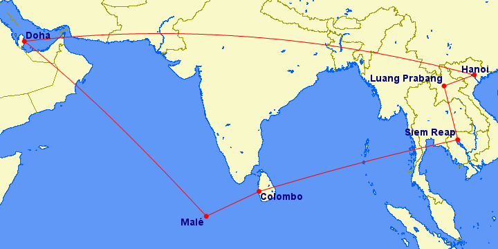 ruta a indochina