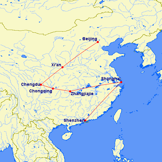 RECORRIDO CHINA