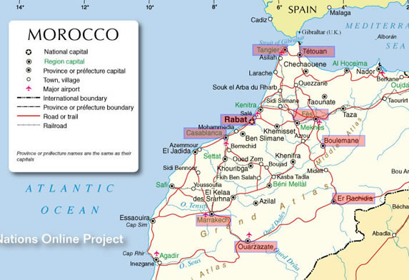 recorrido MARRUECOS