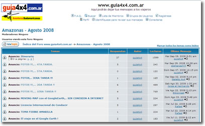 foro amazonas 2008