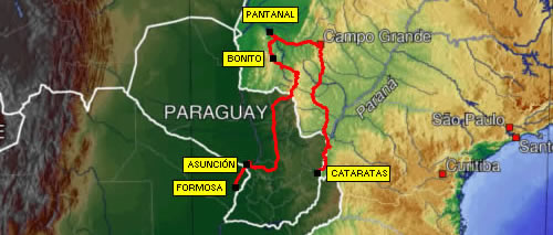 recorrido Pantanal