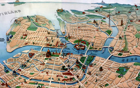 St-Petersburg-Tourist-Map